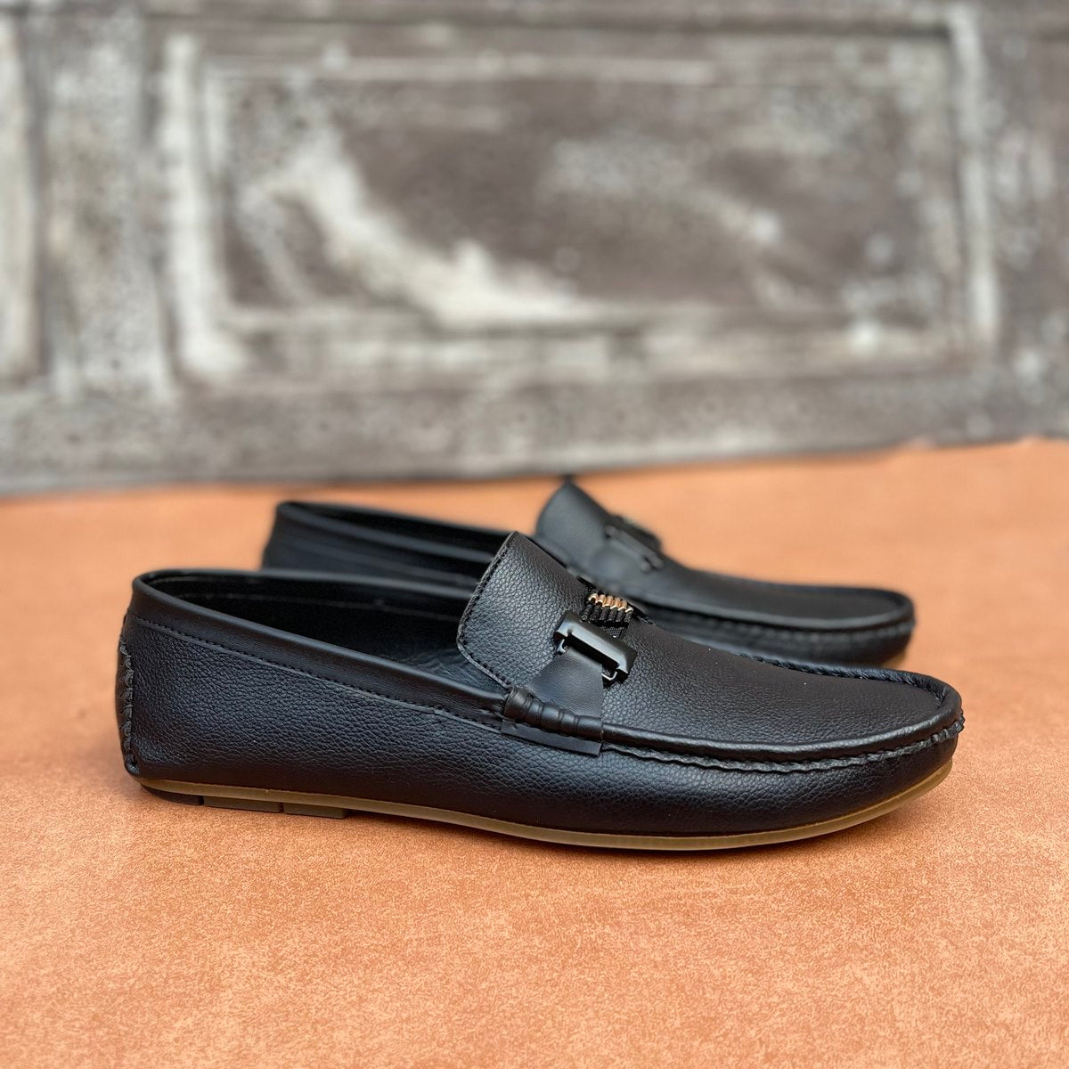 Premium Black Loafers SS-2385