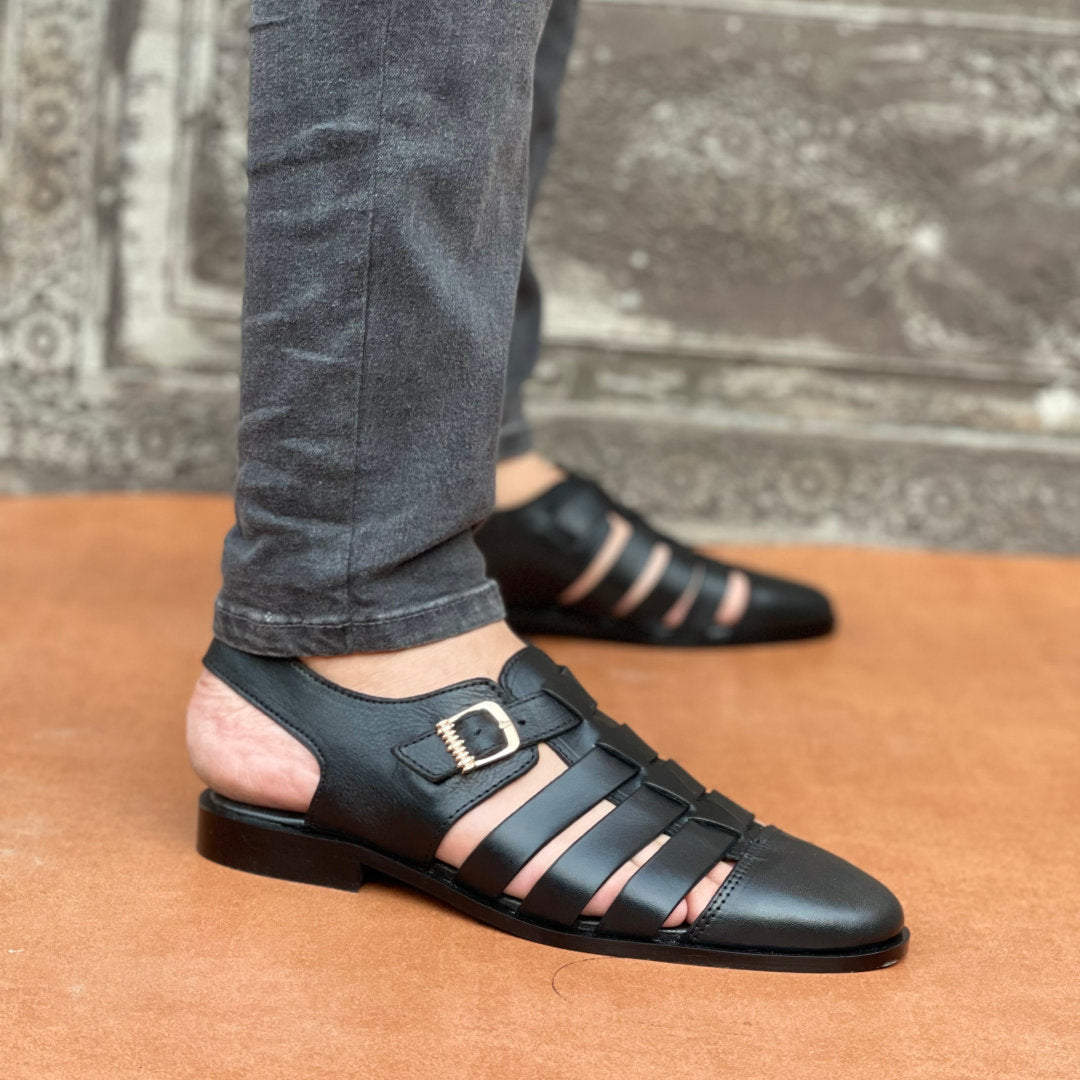 Handmade Premium Leather Black SS-2358