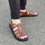Hand made Classic Brown Sandal SS-2342