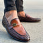 Pure Leather Regez Brown Shoes