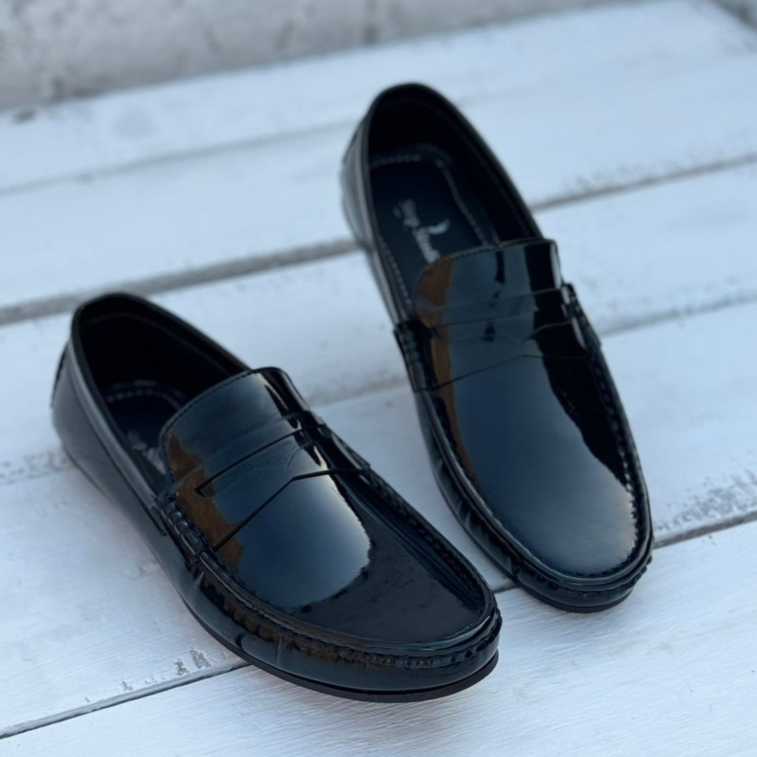 Premium Black patent Loafers SS-2471