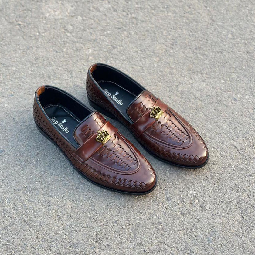 Step Handmade Regal Noir Brown SS-2736