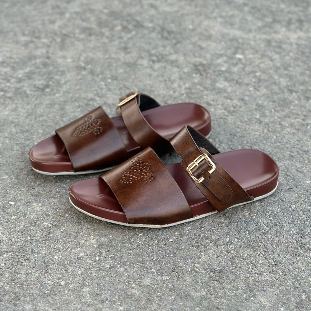 Step Pure Leather Muscot Brown SS-2653