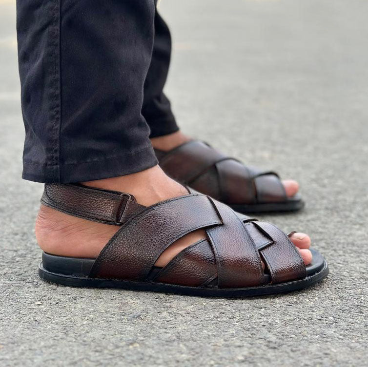 Step Pure Leather Nostra BROWN SS-2643
