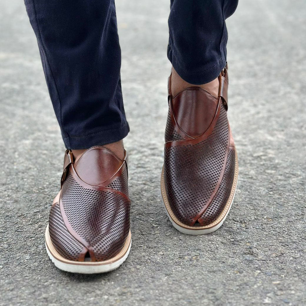 Step Pure Leather Frent Brown SS-2642