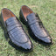 Handmade Textured Black Shoes SS-2121