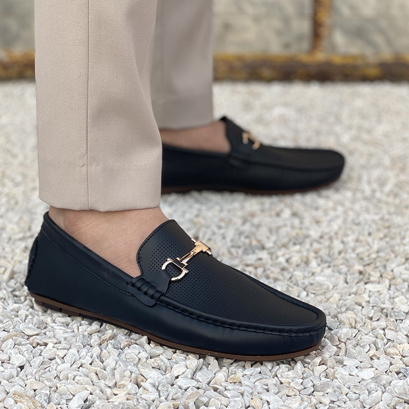 Hand Made Dotted Textured SS-2303 Black