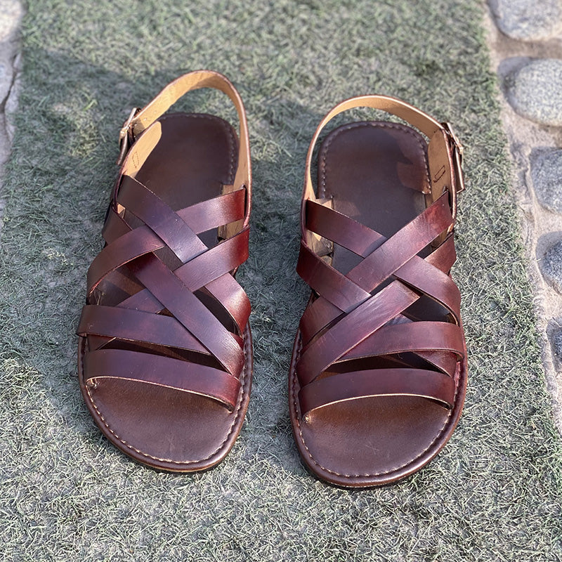 The Slingback Leather Sandal