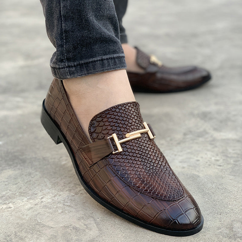 Handmade Enzo Textured Brown SS-2316