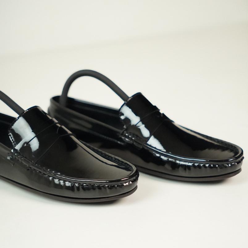 Premium Black patent Loafers SS-2471 Secondary image