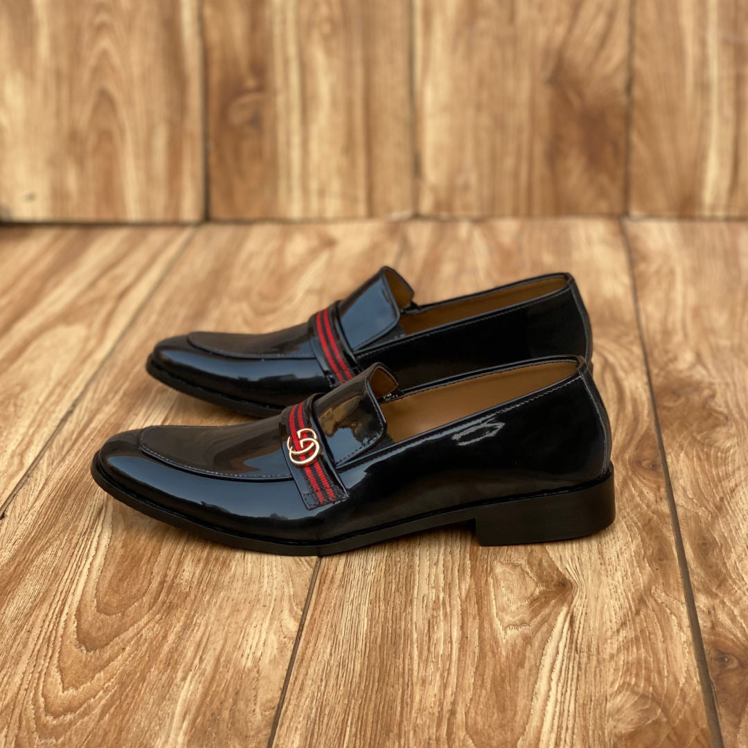 Black Pattent Shoes SS-1109