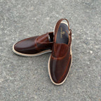 Step Pure Leather Frent Brown SS-2642