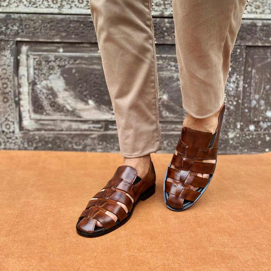 Handmade Premium Leather SS-2351-Brown