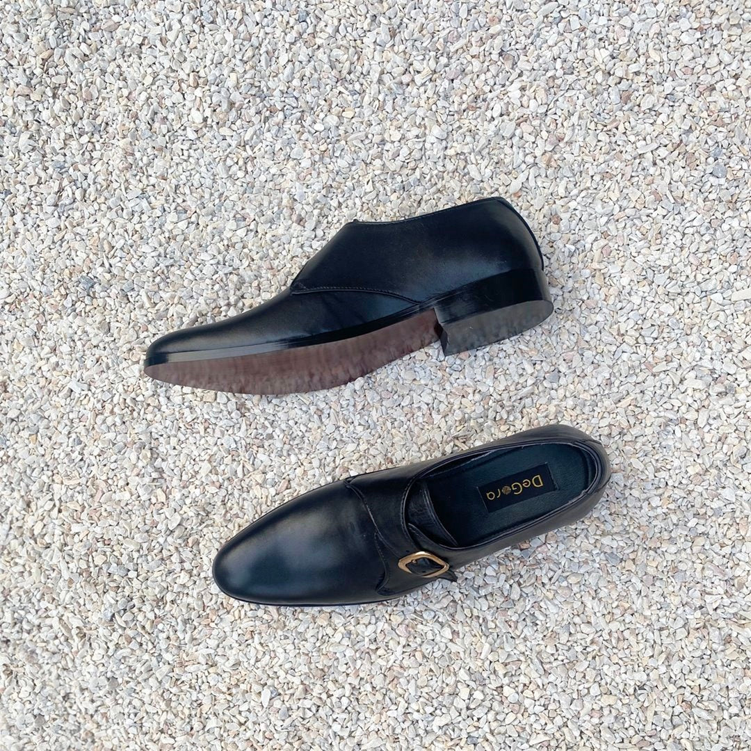 Pure Leather Handmade SS-2408 BLK