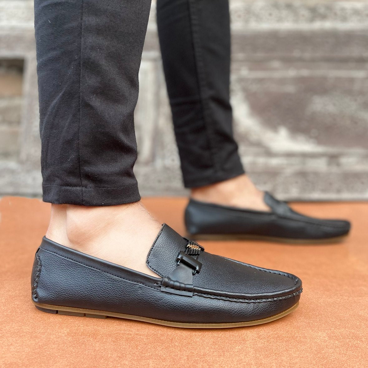 Premium Black Loafers SS-2385