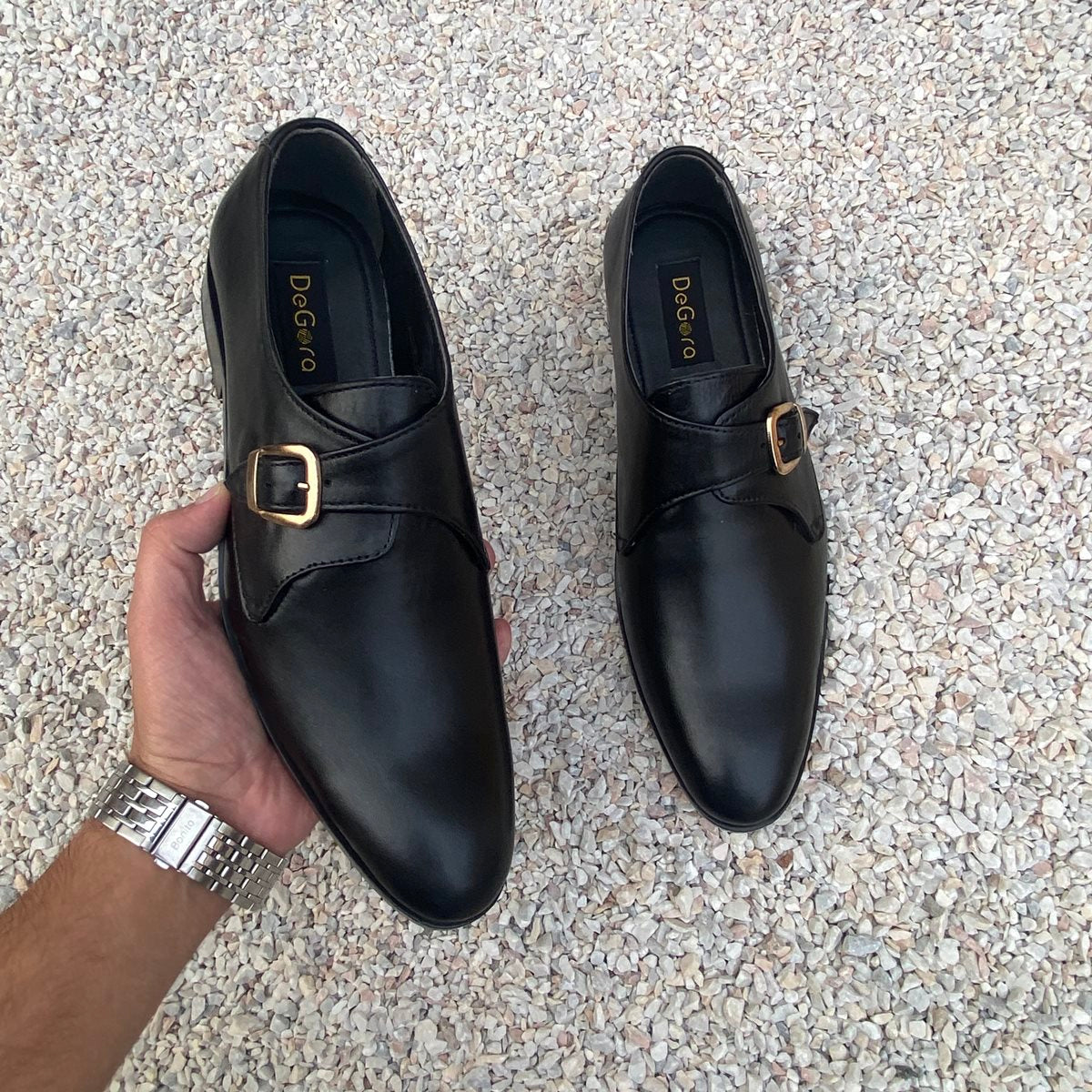 Pure Leather Handmade SS-2408 BLK
