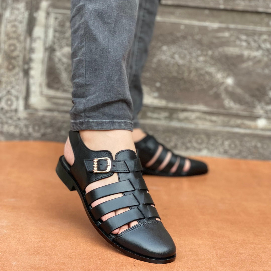 Handmade Premium Leather Black SS-2358 Main image