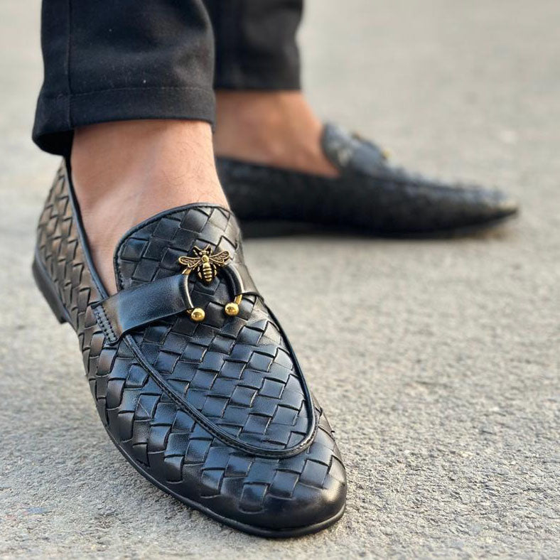 Genuine Leather Cortro Black Office Shoes for Men Main image