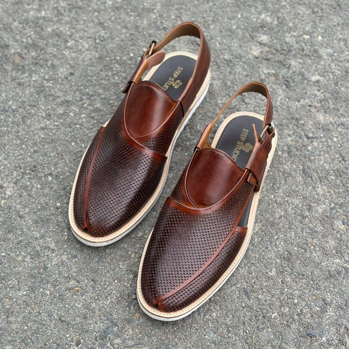 Step Pure Leather Frent Brown SS-2642 Secondary image