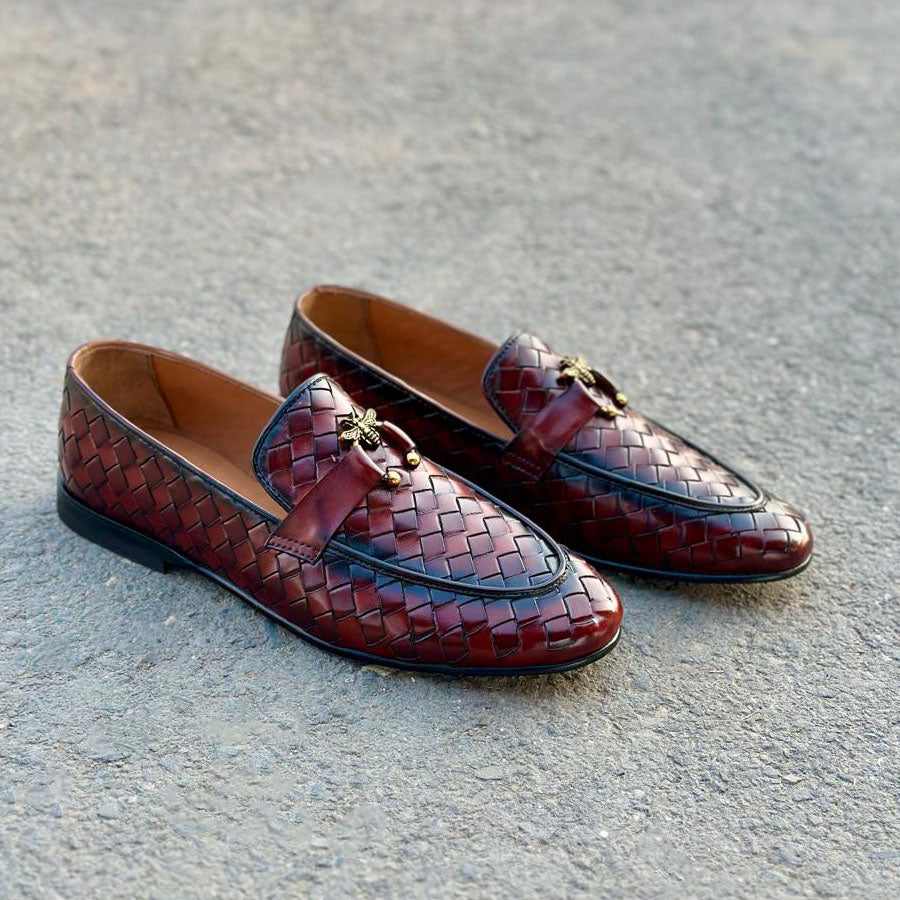 Handmade Cortro Brown Formal Shoes for Men