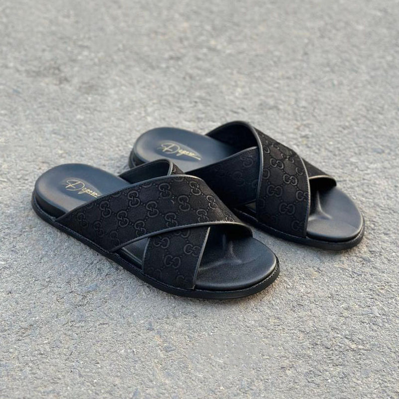Pure Handmade Chappal GG Black-2718
