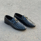 Elegant Cortro Black Formal & Casual Leather Shoes