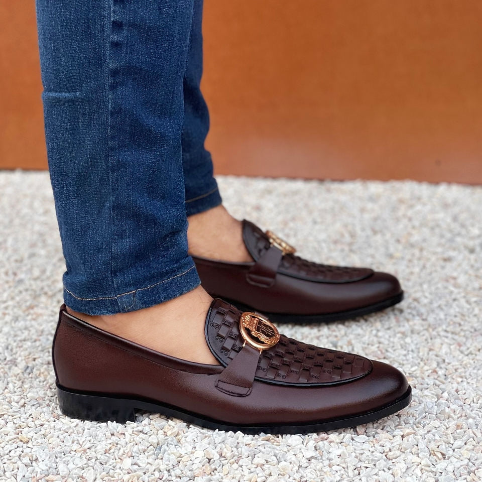 Brown Italian Shoes SS-2383