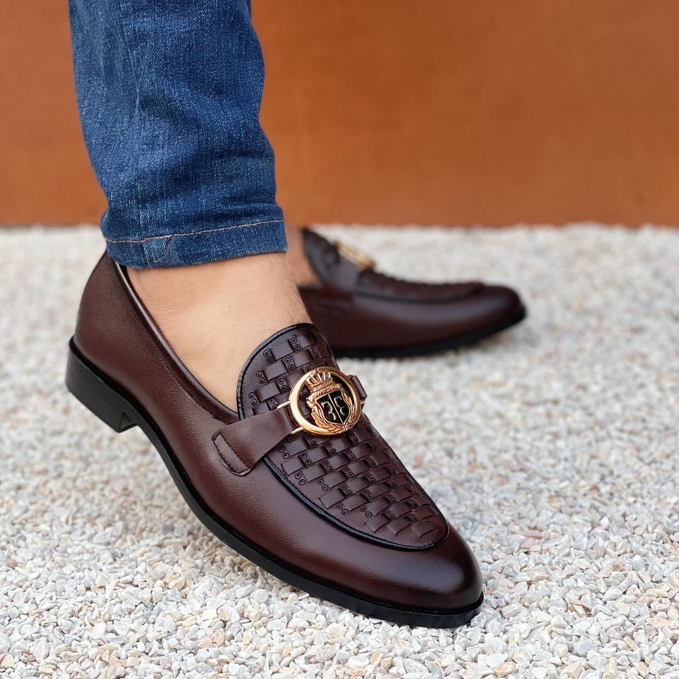Brown Italian Shoes SS-2383