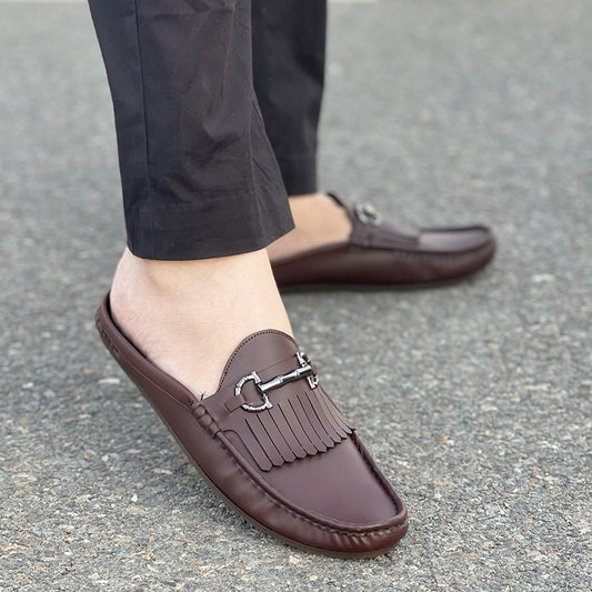 The Backless Loafer SS-2344 Brown