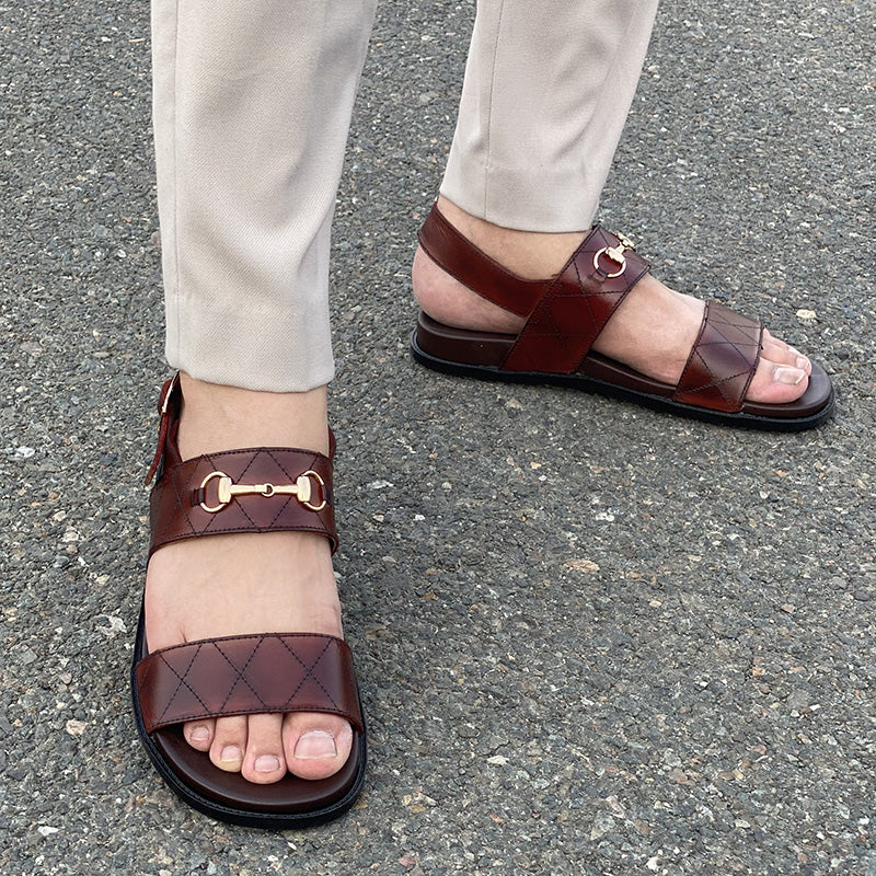 Pure  Handmade Sandal-2363