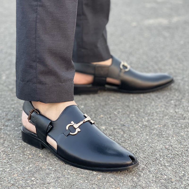 The Unique Black Leather Kheri SS-157