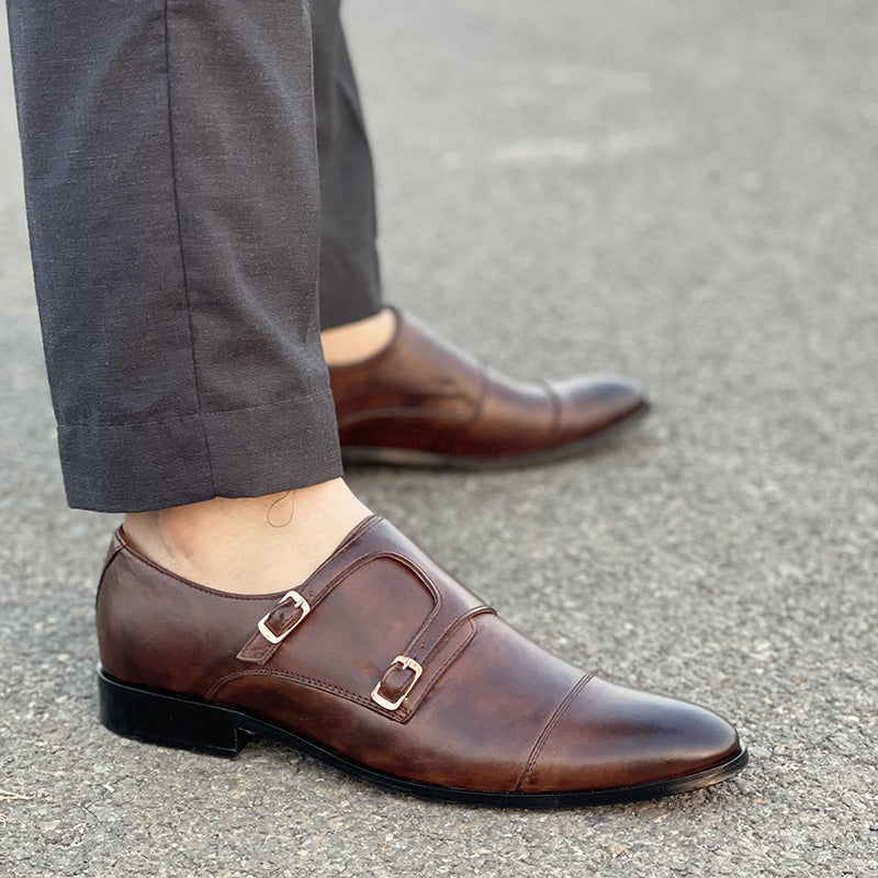 Handmade Premium Leather Double Monks SS-115 Secondary image