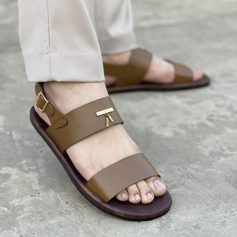 The Leather Brown Sandals SS-2111