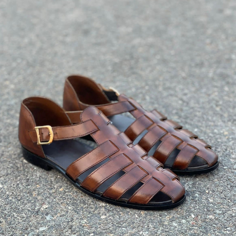 Pure Leather Handmade SS-230 Brown