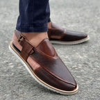 Step Pure Leather Frent Brown SS-2642