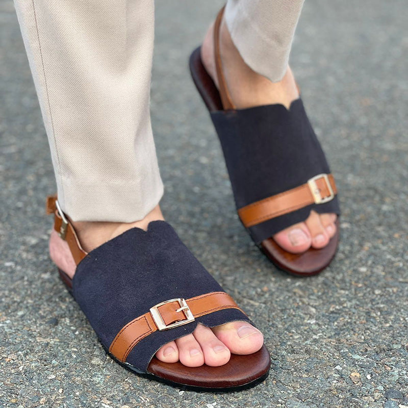Hand Made Monk Suede Leather Sandal SS-167