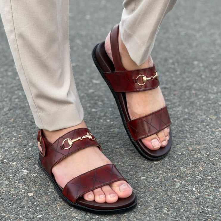 Pure  Handmade Sandal-2363