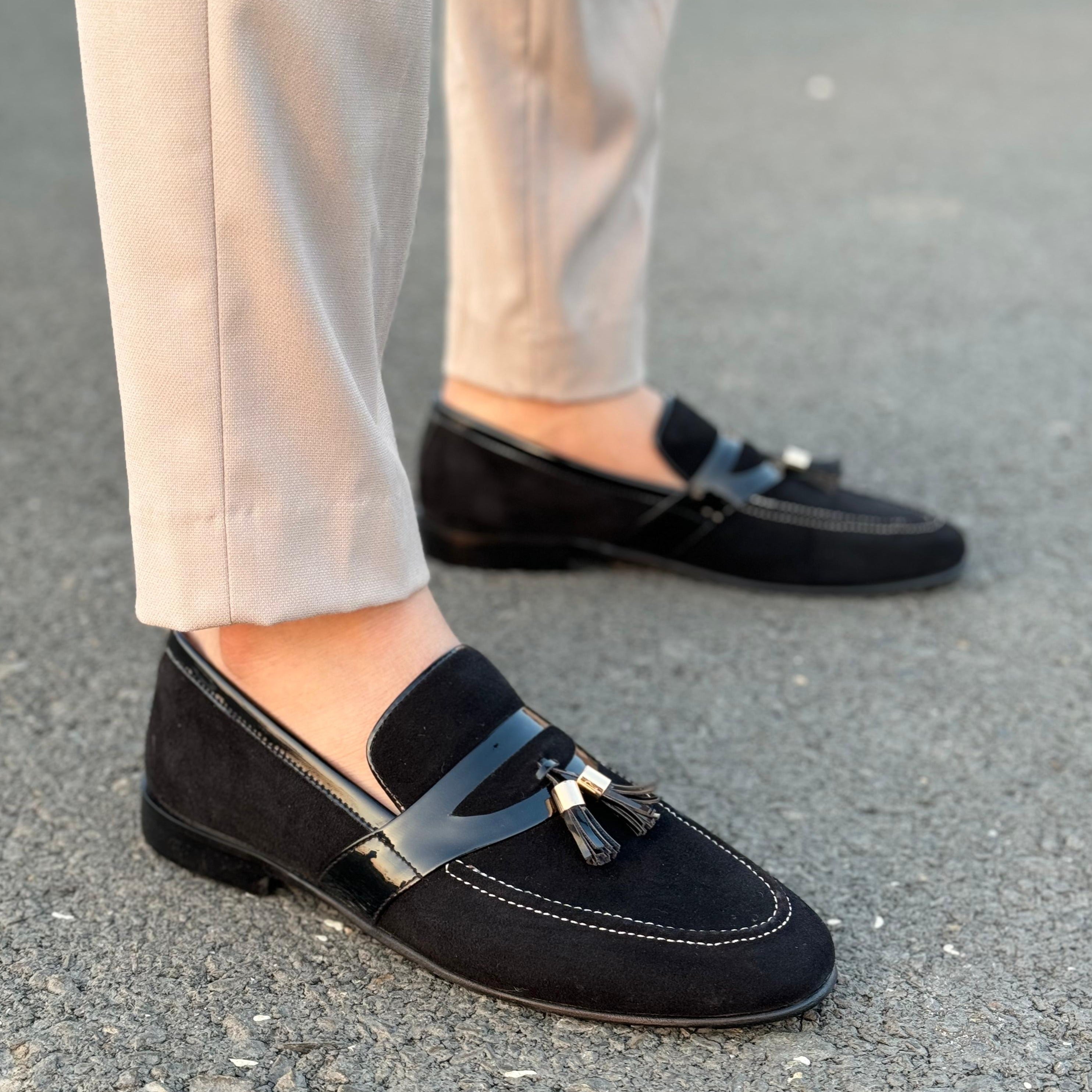 THE BROCKS TUSSEL LOAFER- 2454 BLK