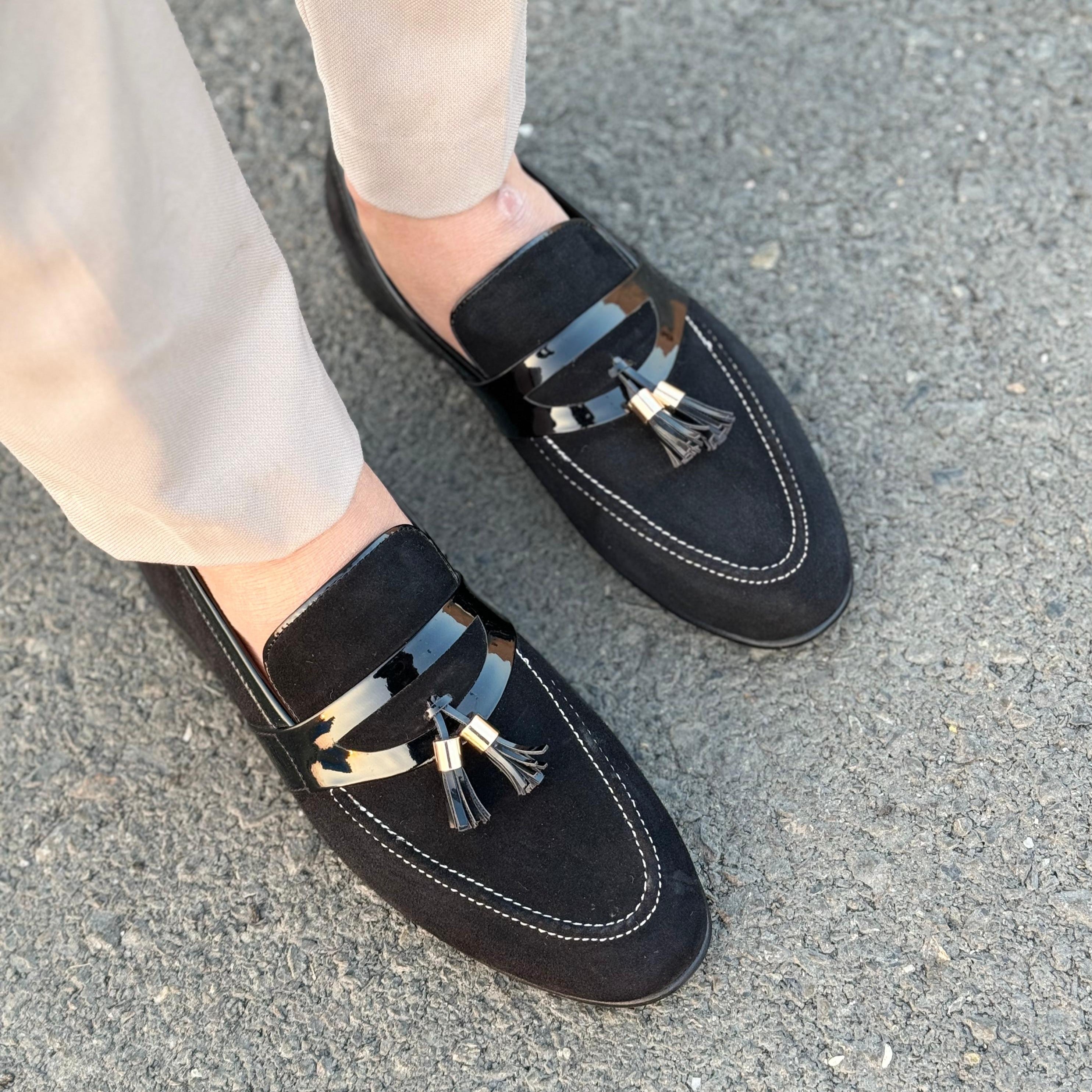 THE BROCKS TUSSEL LOAFER- 2454 BLK