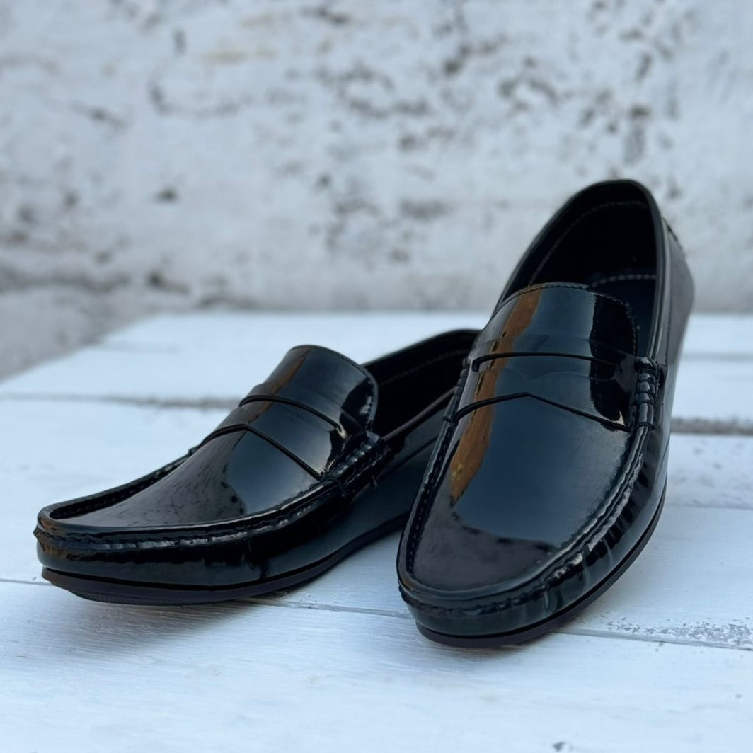 Premium Black patent Loafers SS-2471