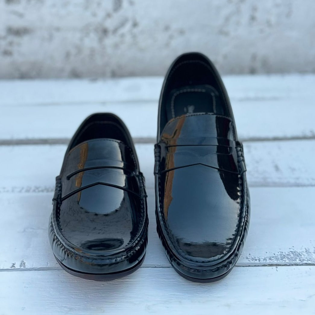 Premium Black patent Loafers SS-2471