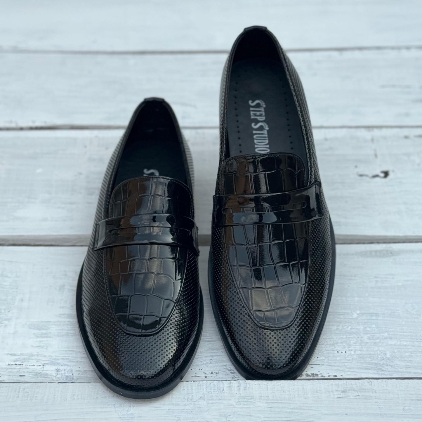 Handmade Black Textured SS-2007