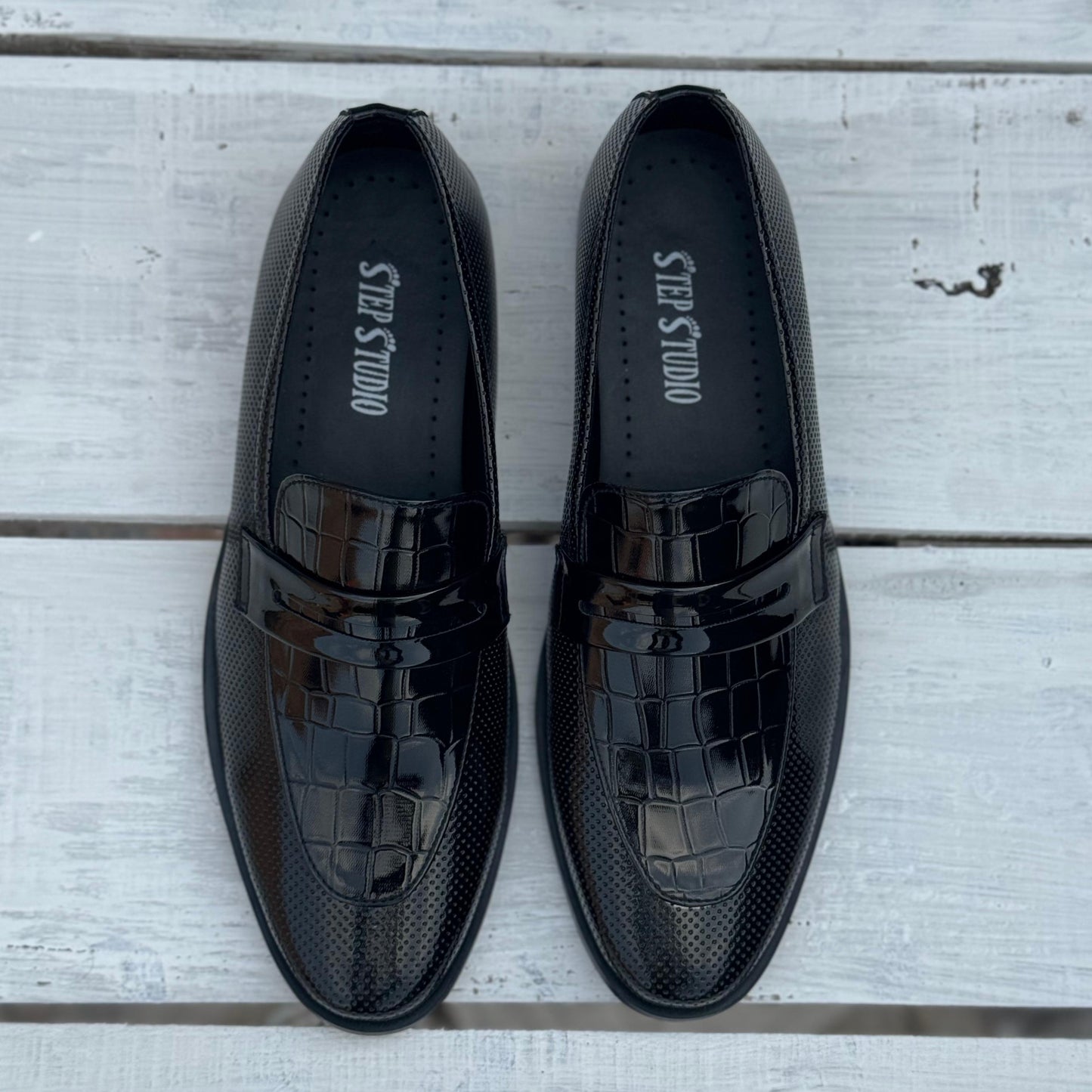 Handmade Black Textured SS-2007