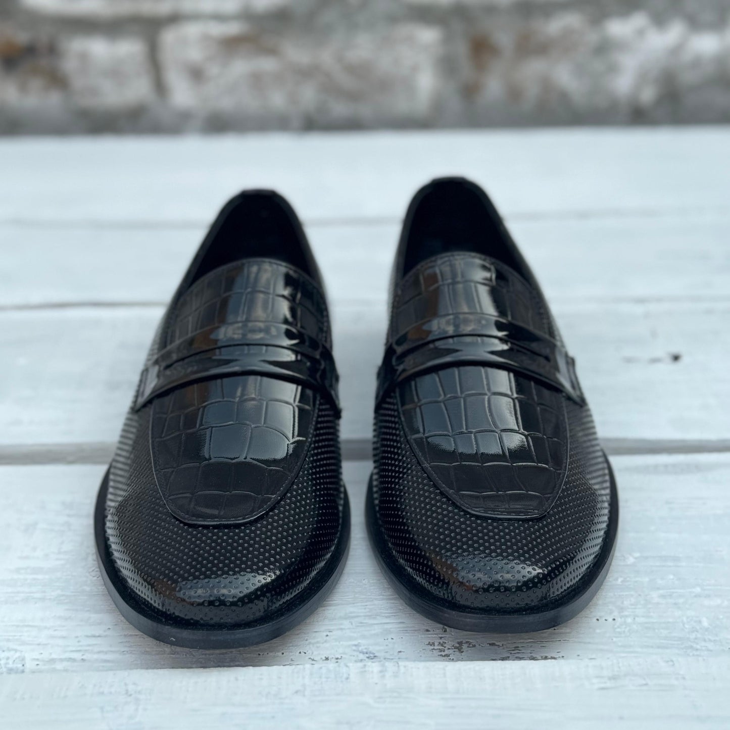 Handmade Black Textured SS-2007