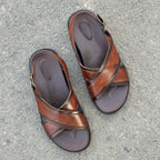 Step Pure Leather AMRELD BROWN SS- 2616