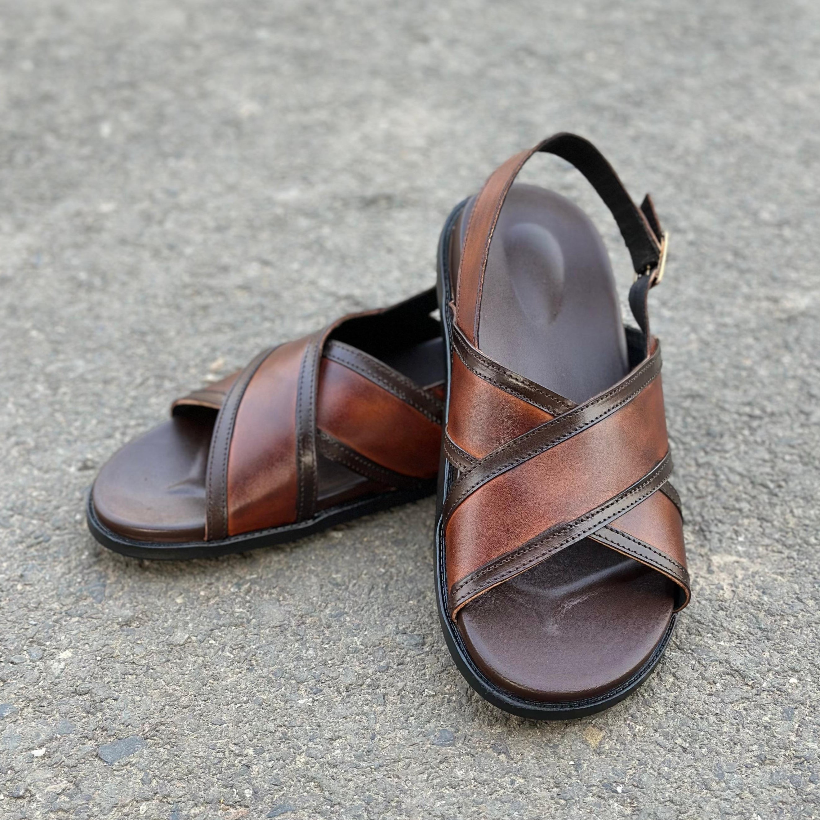 Step Pure Leather AMRELD BROWN SS- 2616 Secondary image