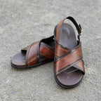 Step Pure Leather AMRELD BROWN SS- 2616