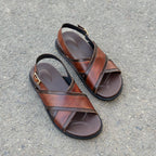 Step Pure Leather AMRELD BROWN SS- 2616