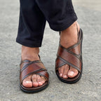 Step Pure Leather AMRELD BROWN SS- 2616