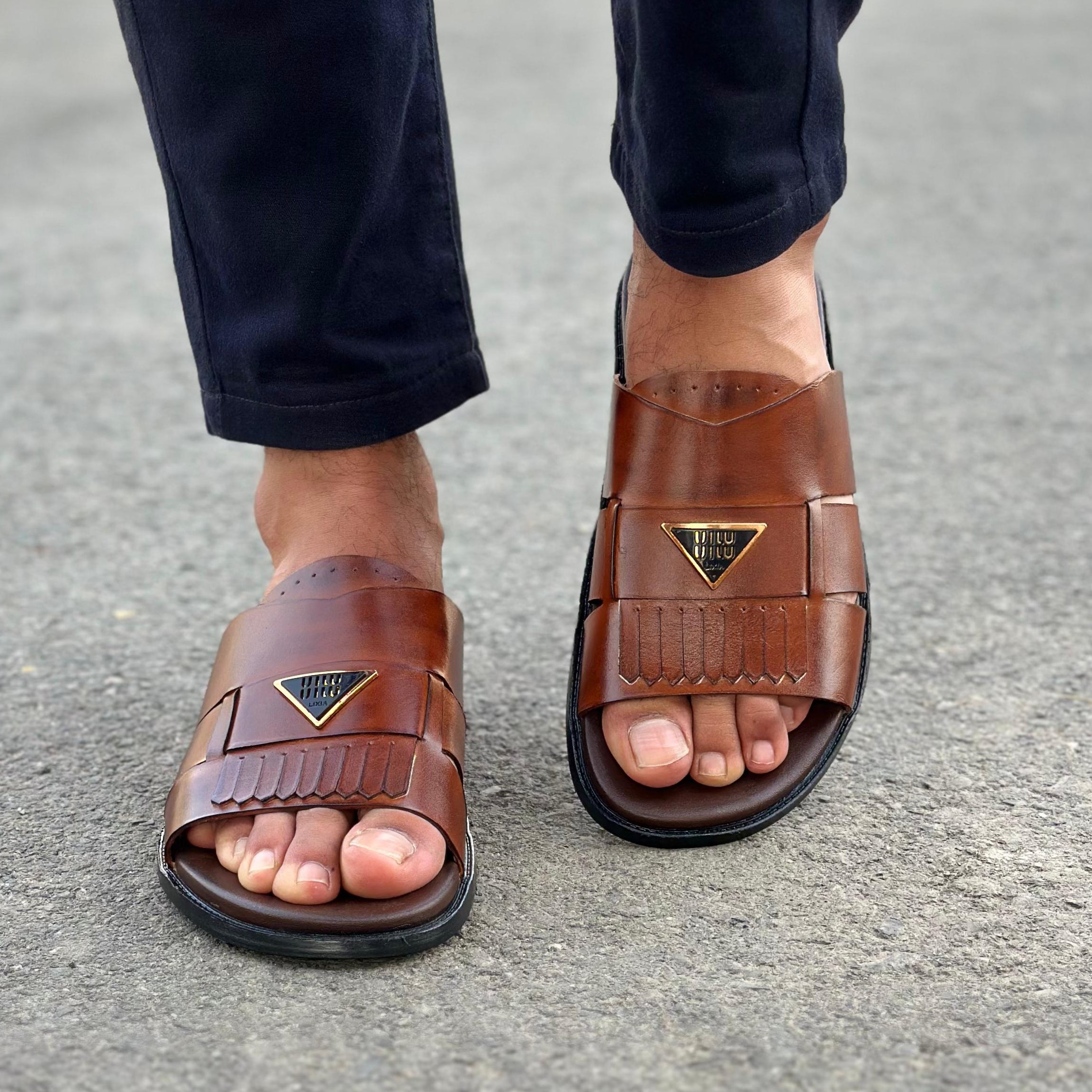 Step Pure Leather Nikord Brown SS- 2620